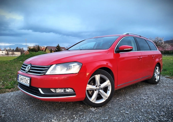 Volkswagen Passat cena 35500 przebieg: 260907, rok produkcji 2013 z Konstancin-Jeziorna małe 154